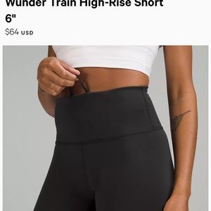 Lululemon Wunder Train Shorts